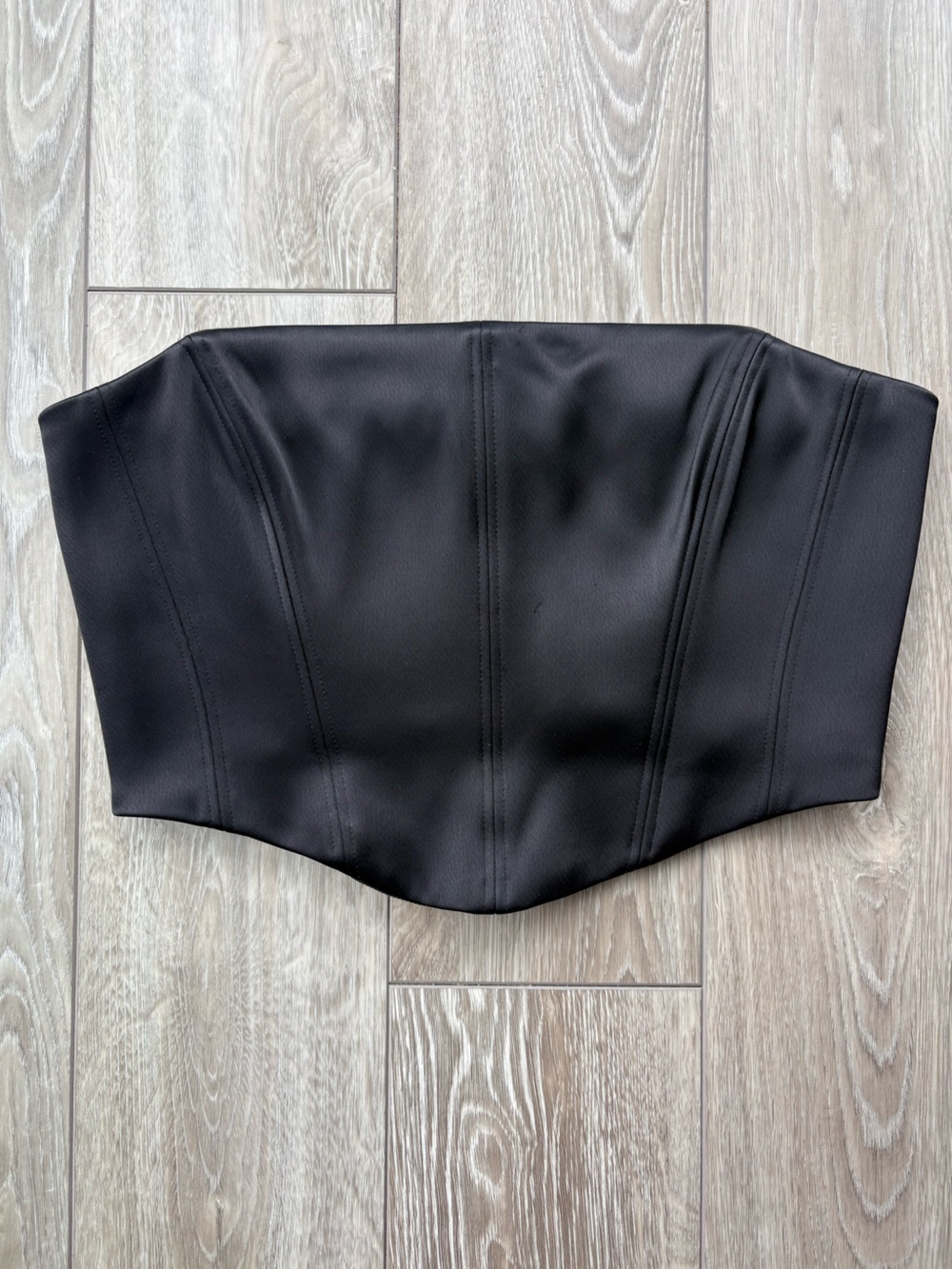 Aritzia babaton satin corset tube top